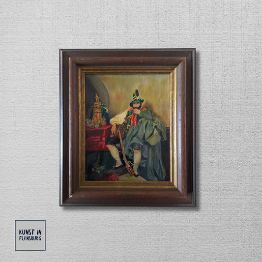 ORIGINAL Ölgemälde auf Leinwand inkl. Holzrahmen | Mann in Tracht / Portrait | Signiert