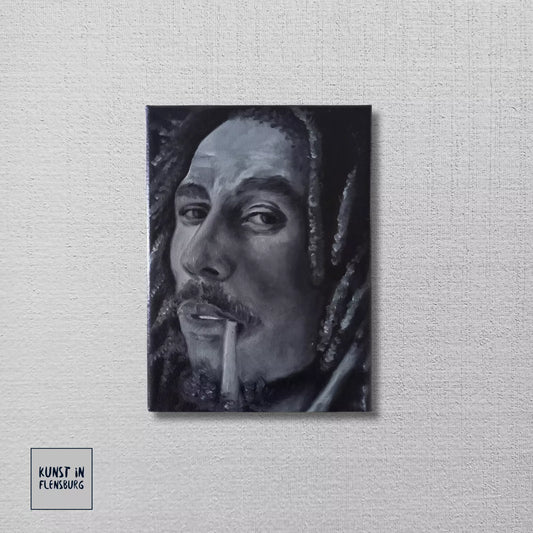 VERONICA CICCARESE | Portrait / Bob Marley | ORIGINAL Ölgemälde auf Leinwand (2024)
