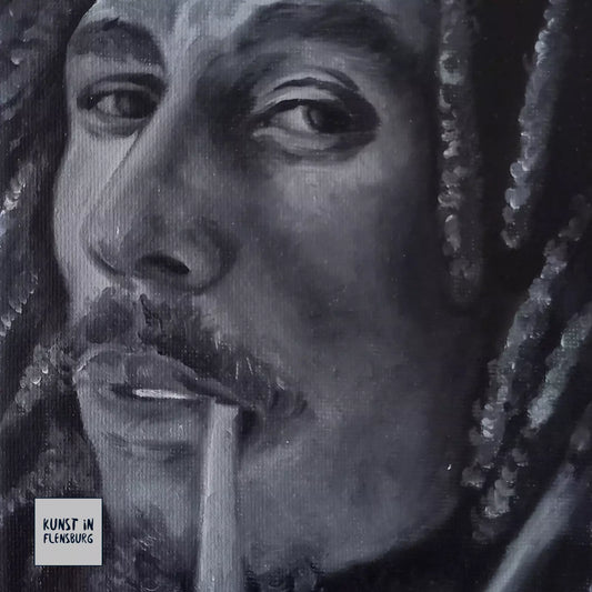 VERONICA CICCARESE | Portrait / Bob Marley | ORIGINAL Ölgemälde auf Leinwand (2024)