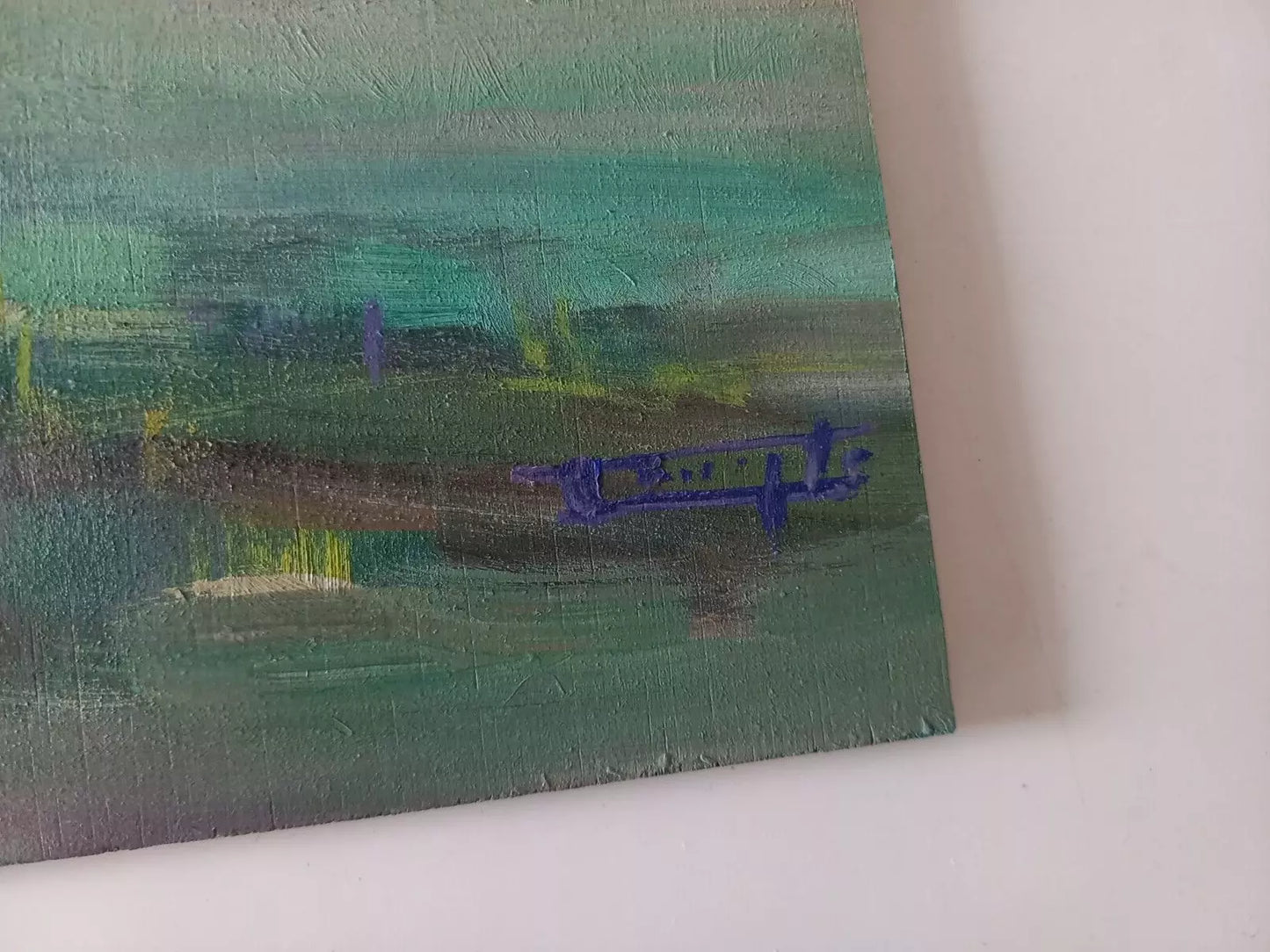 CARLES COMPTE (*1944) | Landschaft / Hügel / Kapelle | ORIGINAL Ölgemälde auf Holzplatte