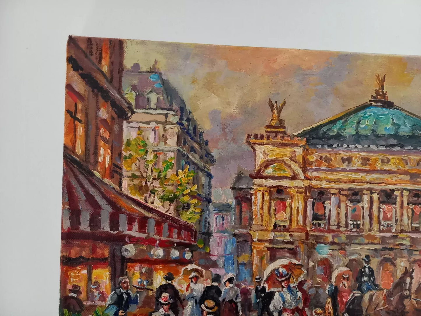 VLADIMIR PETRIV (*1969) | Palais Garnier / Oper in Paris | ORIGINAL Ölgemälde auf Leinwand