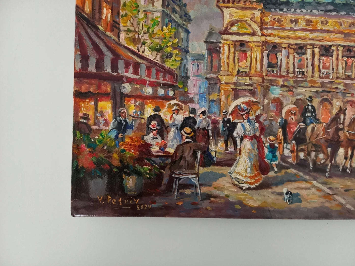 VLADIMIR PETRIV (*1969) | Palais Garnier / Oper in Paris | ORIGINAL Ölgemälde auf Leinwand