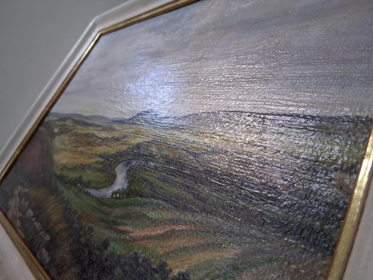 OTTO RIEGER (*1928) | Neckarlandschaft / Fluss / Natur | ORIGINAL Ölgemälde auf Leinwand inkl. Rahmen