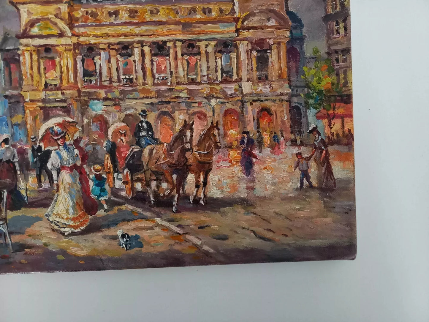 VLADIMIR PETRIV (*1969) | Palais Garnier / Oper in Paris | ORIGINAL Ölgemälde auf Leinwand