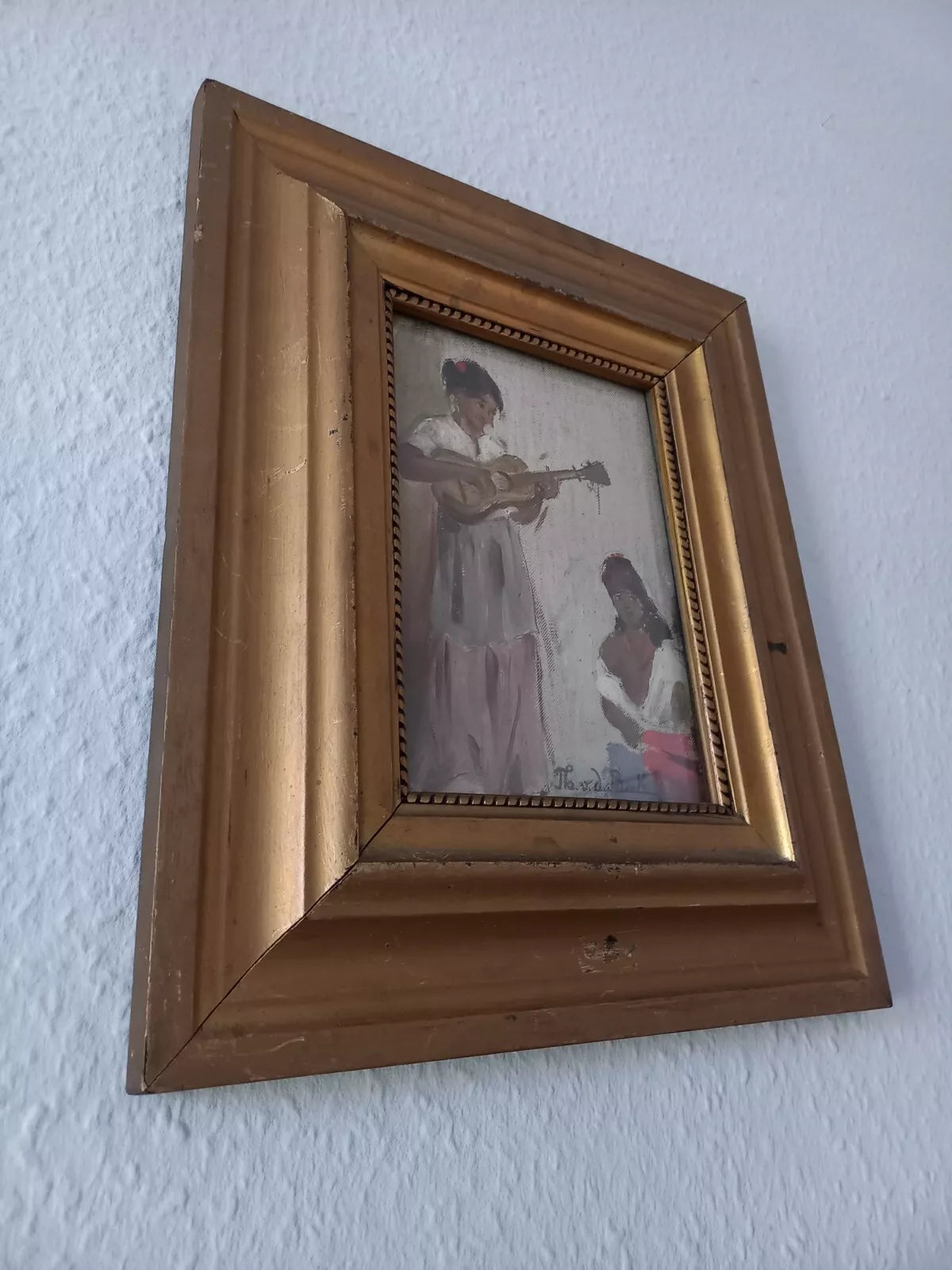 THEODOR VON DER BEEK (1838-1921) | Musizierende Mädchen |  ORIGINAL Ölgemälde auf Leinwand