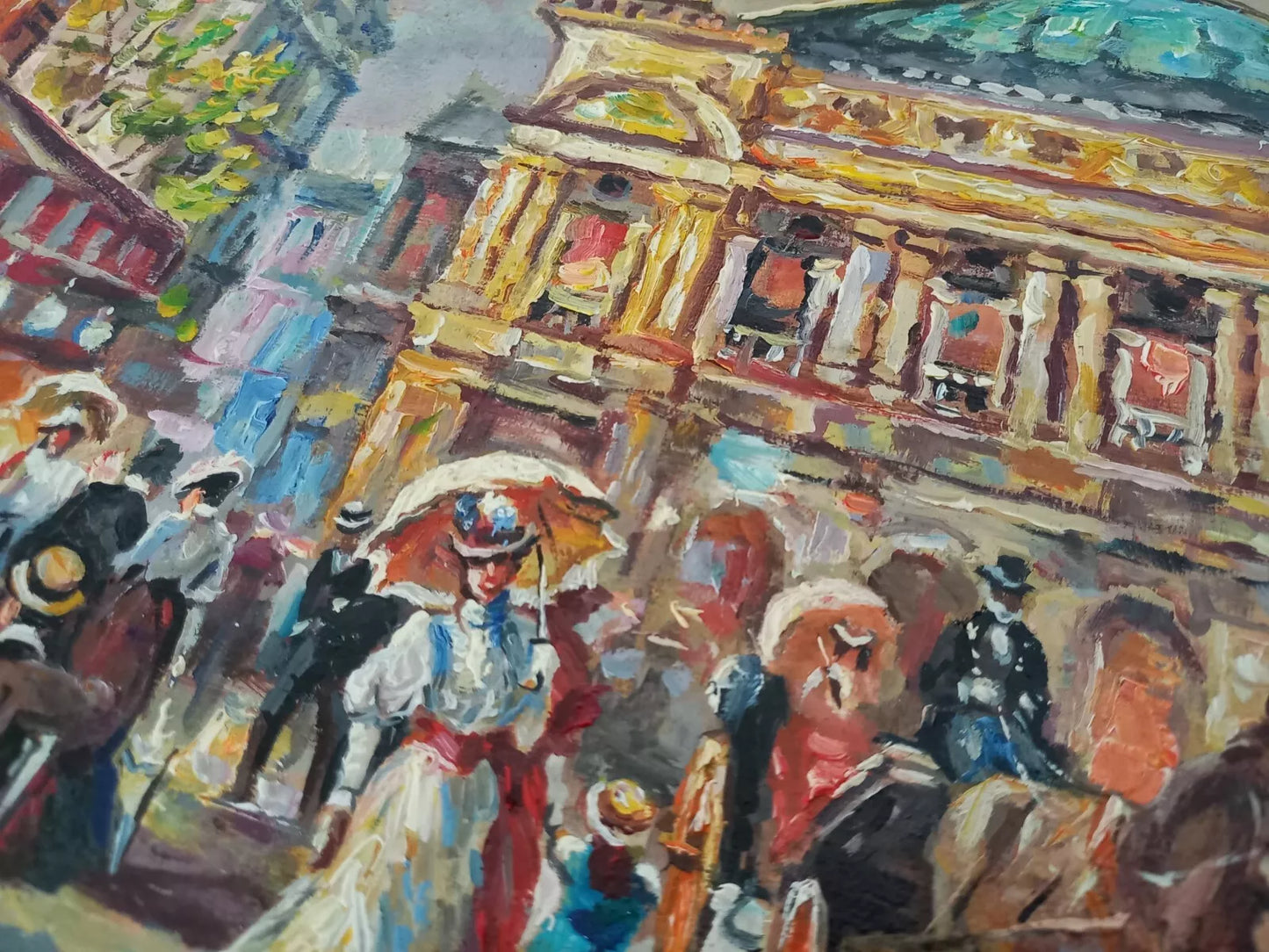 VLADIMIR PETRIV (*1969) | Palais Garnier / Oper in Paris | ORIGINAL Ölgemälde auf Leinwand