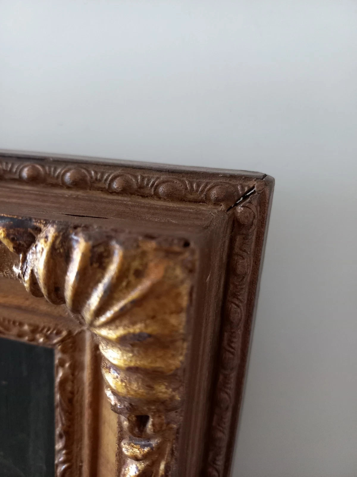 ORIGINAL Ölgemälde auf Karton inkl. Rahmen | Stillleben / Weintrauben | 21x26 cm | Signiert