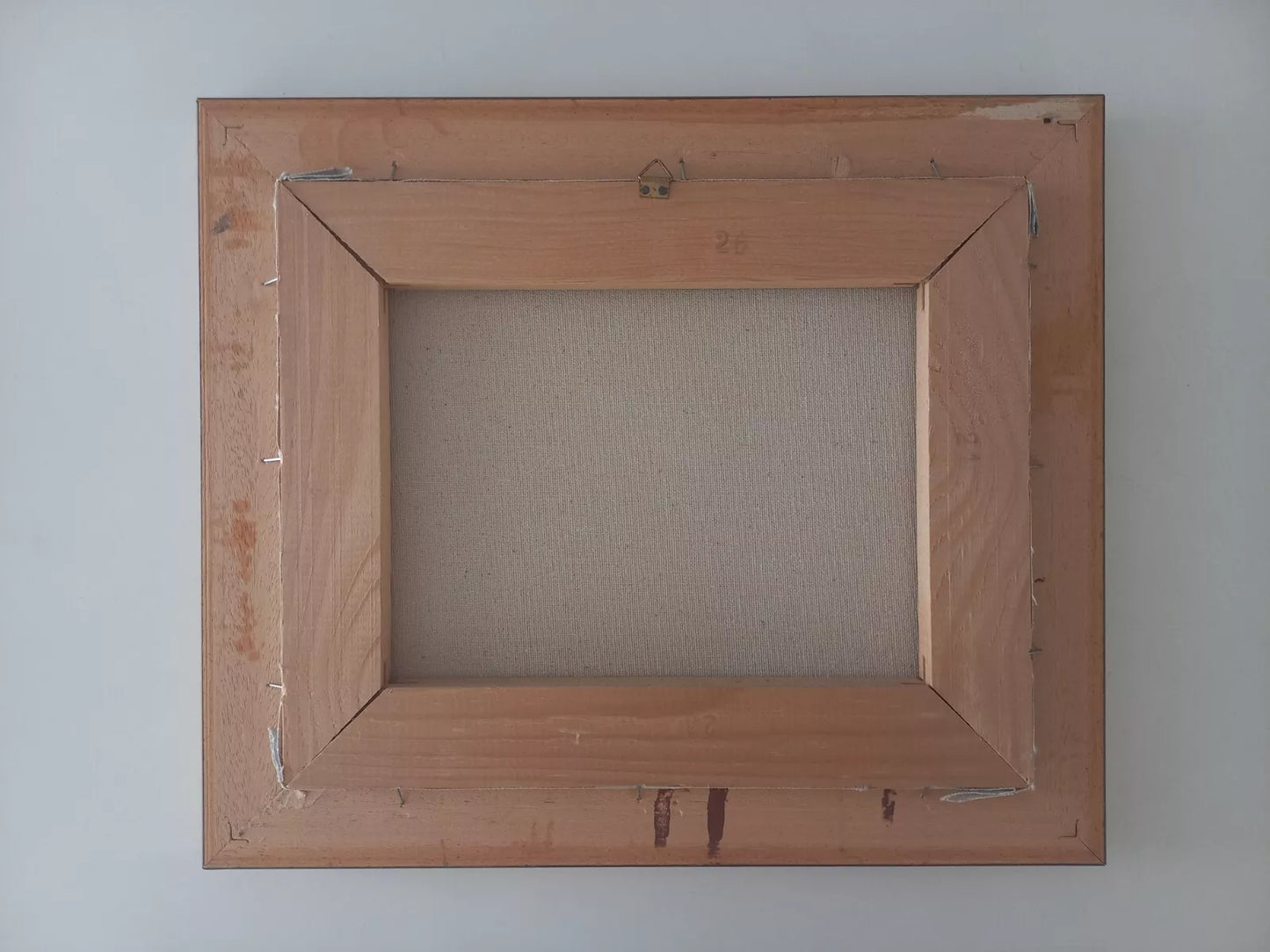 ORIGINAL Ölgemälde auf Leinwand inkl. Rahmen | Landschaft / Natur / Wald | Signiert: R. HANSEN