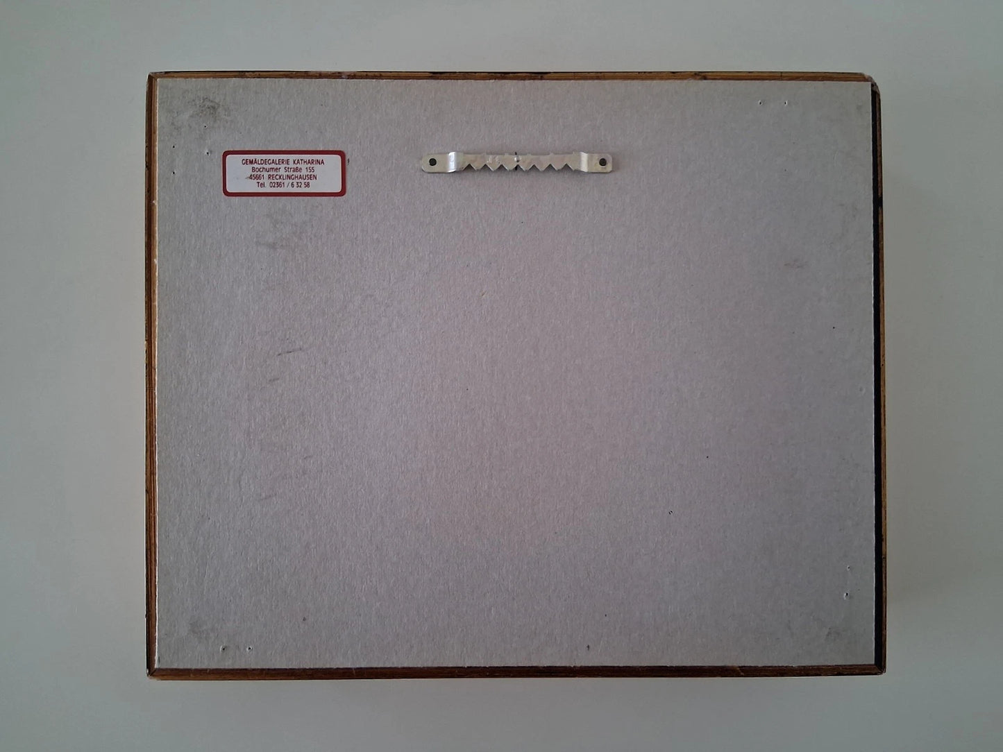 ORIGINAL Ölgemälde auf Karton inkl. Rahmen | Bauernhaus / Landschaft | 29x24 cm | Signiert