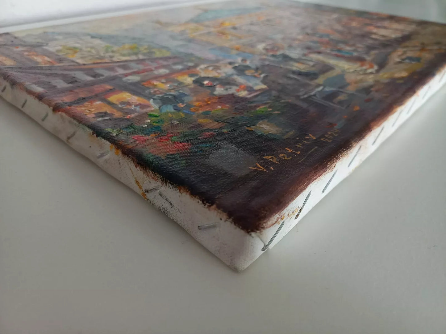 VLADIMIR PETRIV (*1969) | Palais Garnier / Oper in Paris | ORIGINAL Ölgemälde auf Leinwand