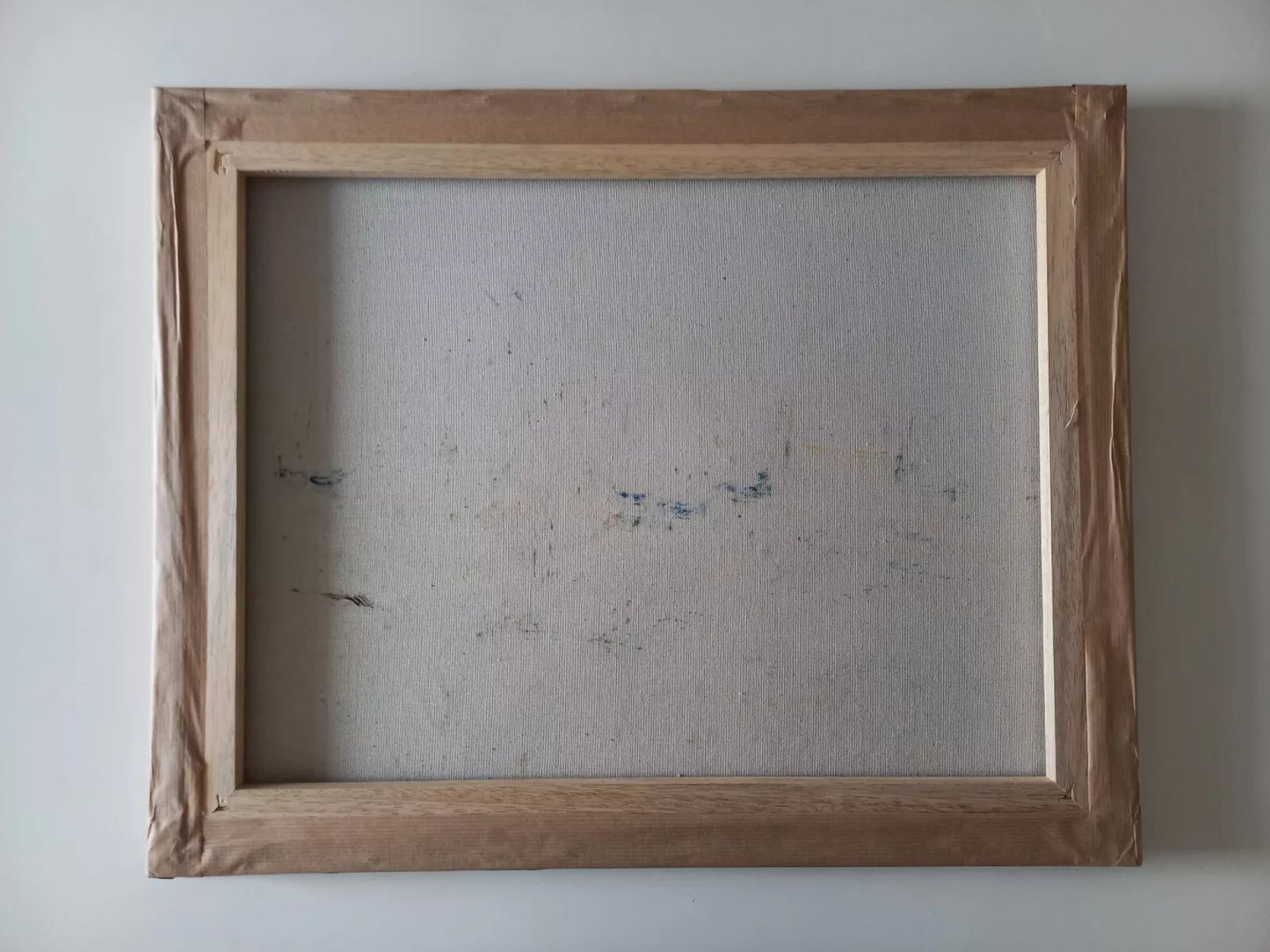 ORIGINAL Ölgemälde auf Leinwand | Fischerboote in der Bretagne / Frankreich | Signiert: TOUAR