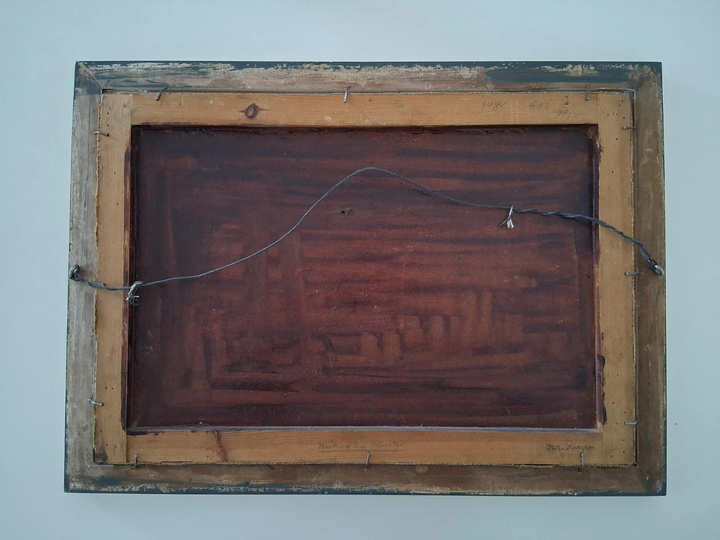 OTTO RIEGER (*1928) | Neckarlandschaft / Fluss / Natur | ORIGINAL Ölgemälde auf Leinwand inkl. Rahmen