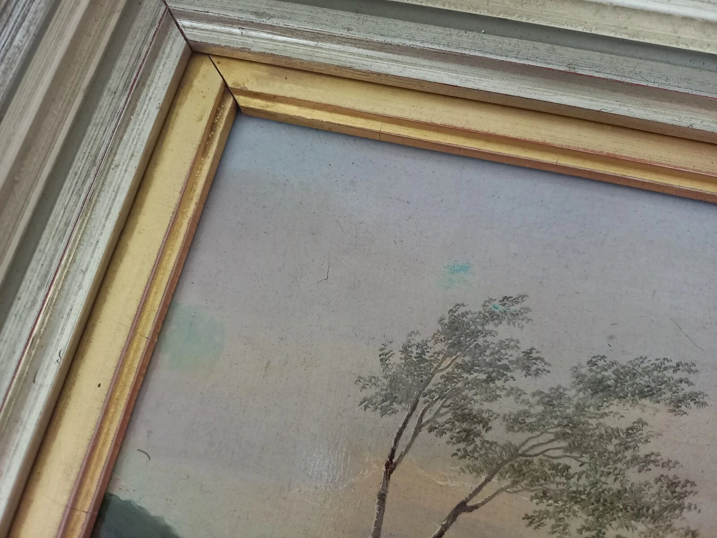 ALBERTUS VERHOESEN (1806-1881) | Romantische Landschaft | ORIGINAL Ölgemälde auf Holzplatte