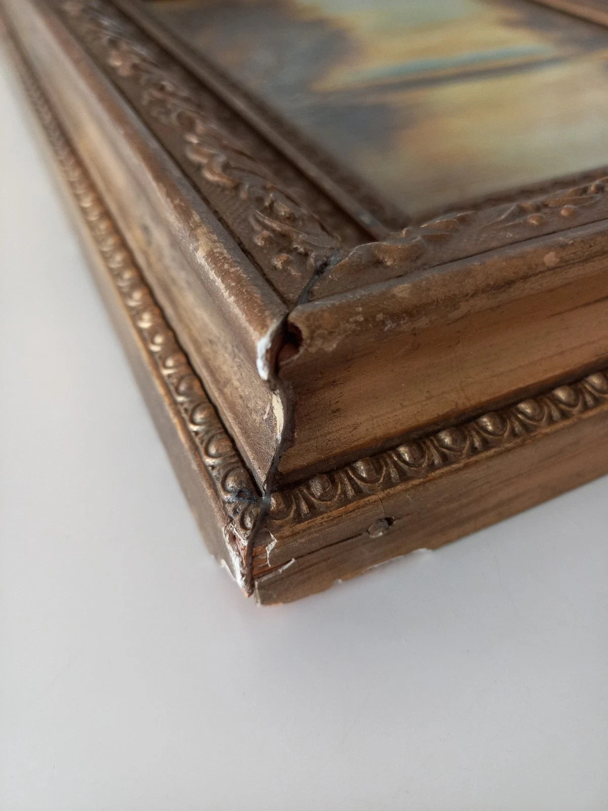 ORIGINAL Ölgemälde auf Holzplatte | Romantische Alpenlandschaft | Signiert: STADLER (München)