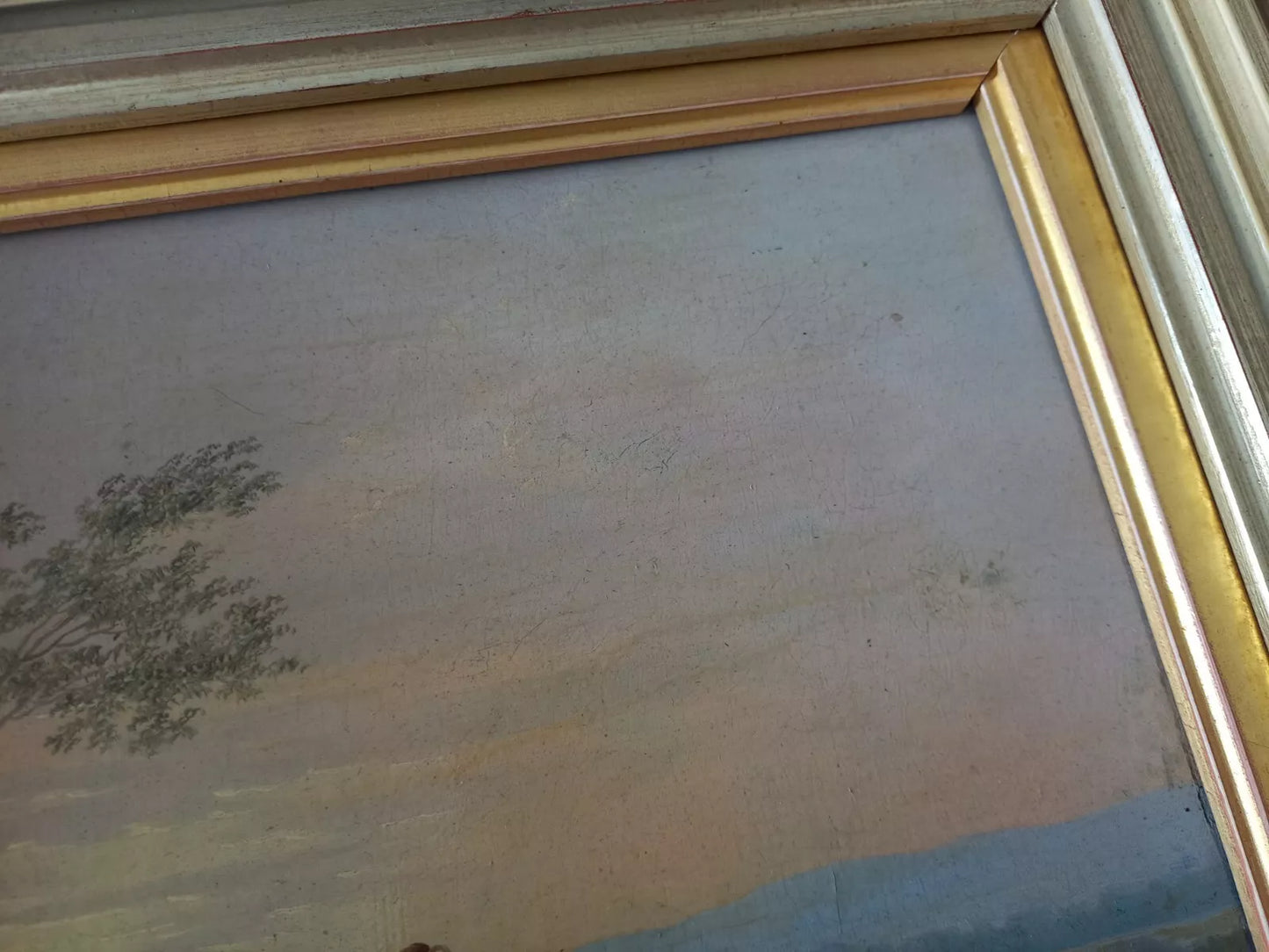 ALBERTUS VERHOESEN (1806-1881) | Romantische Landschaft | ORIGINAL Ölgemälde auf Holzplatte