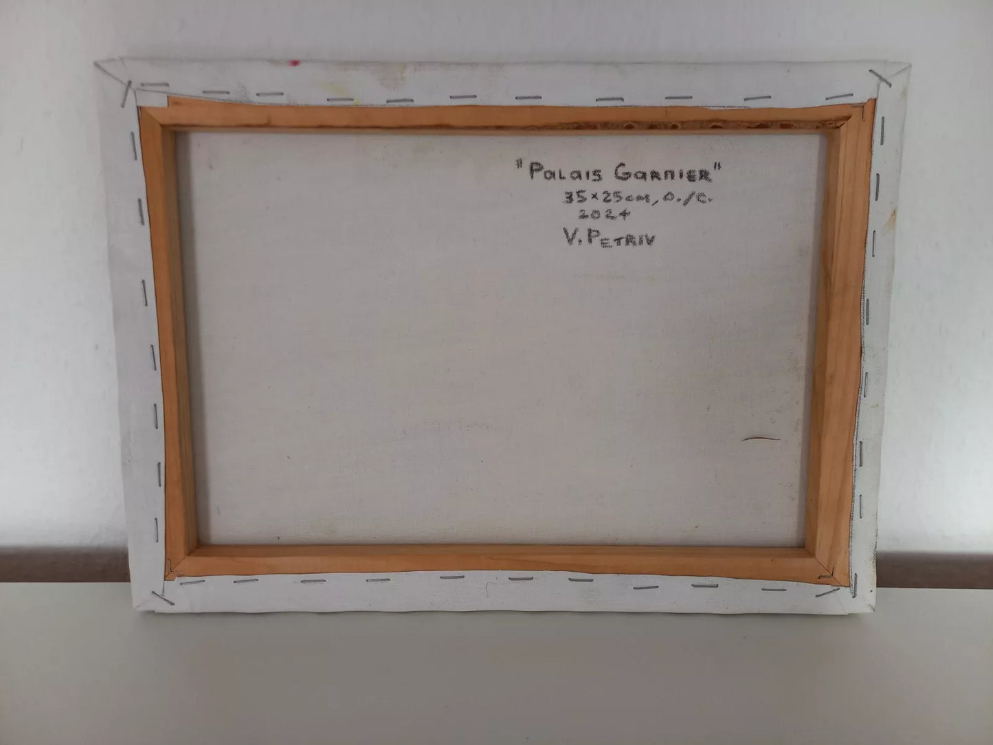 VLADIMIR PETRIV (*1969) | Palais Garnier / Oper in Paris | ORIGINAL Ölgemälde auf Leinwand