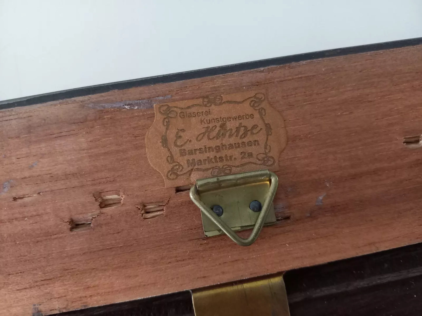 ORIGINAL Ölgemälde auf Holzplatte | Landschaft / Bauernhaus am See | Signiert: VON PAPEN