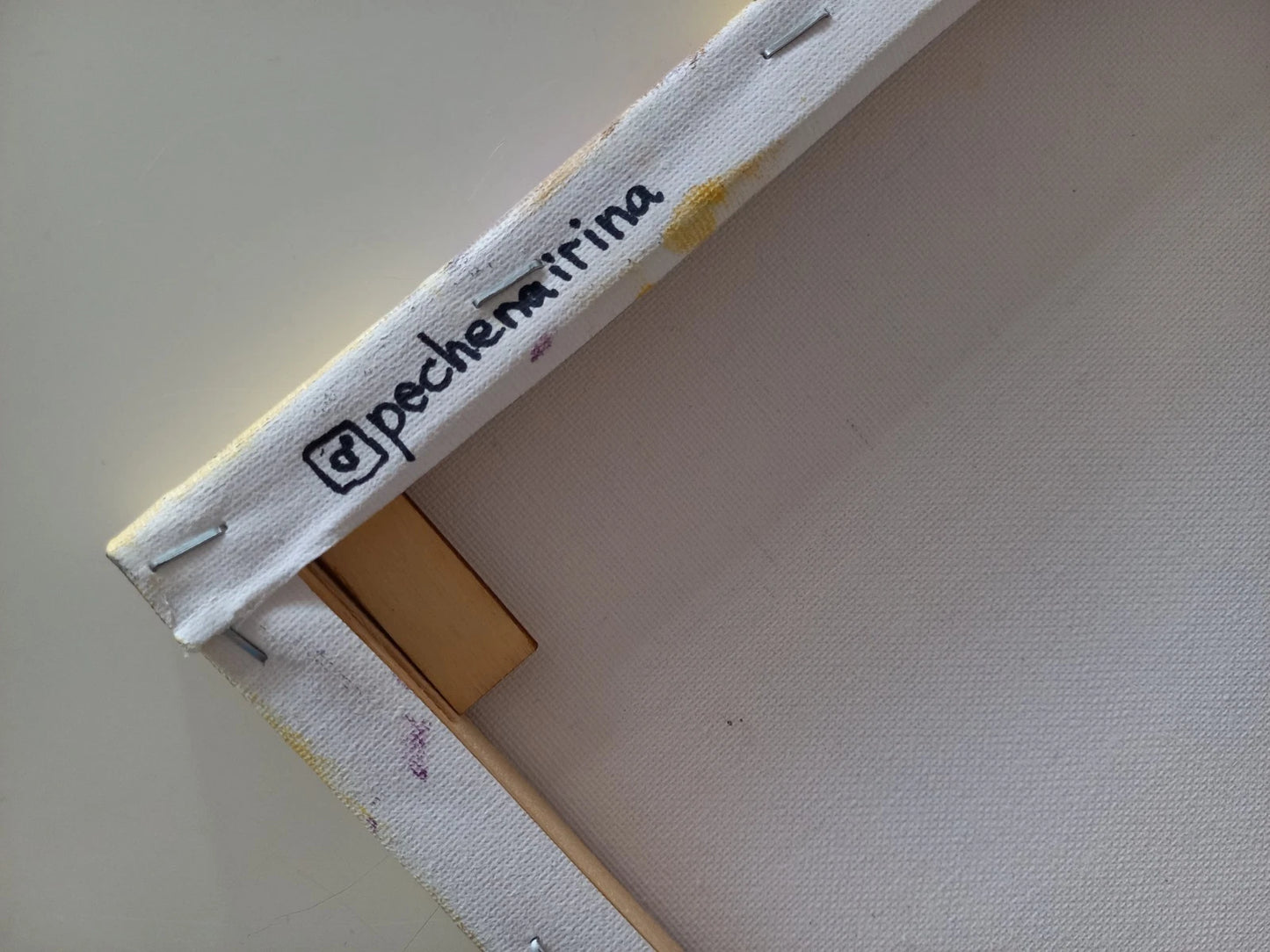 ORIGINAL Ölgemälde auf Leinwand | Strandgang / Meerblick / Landschaft | 30x24 cm | Signiert