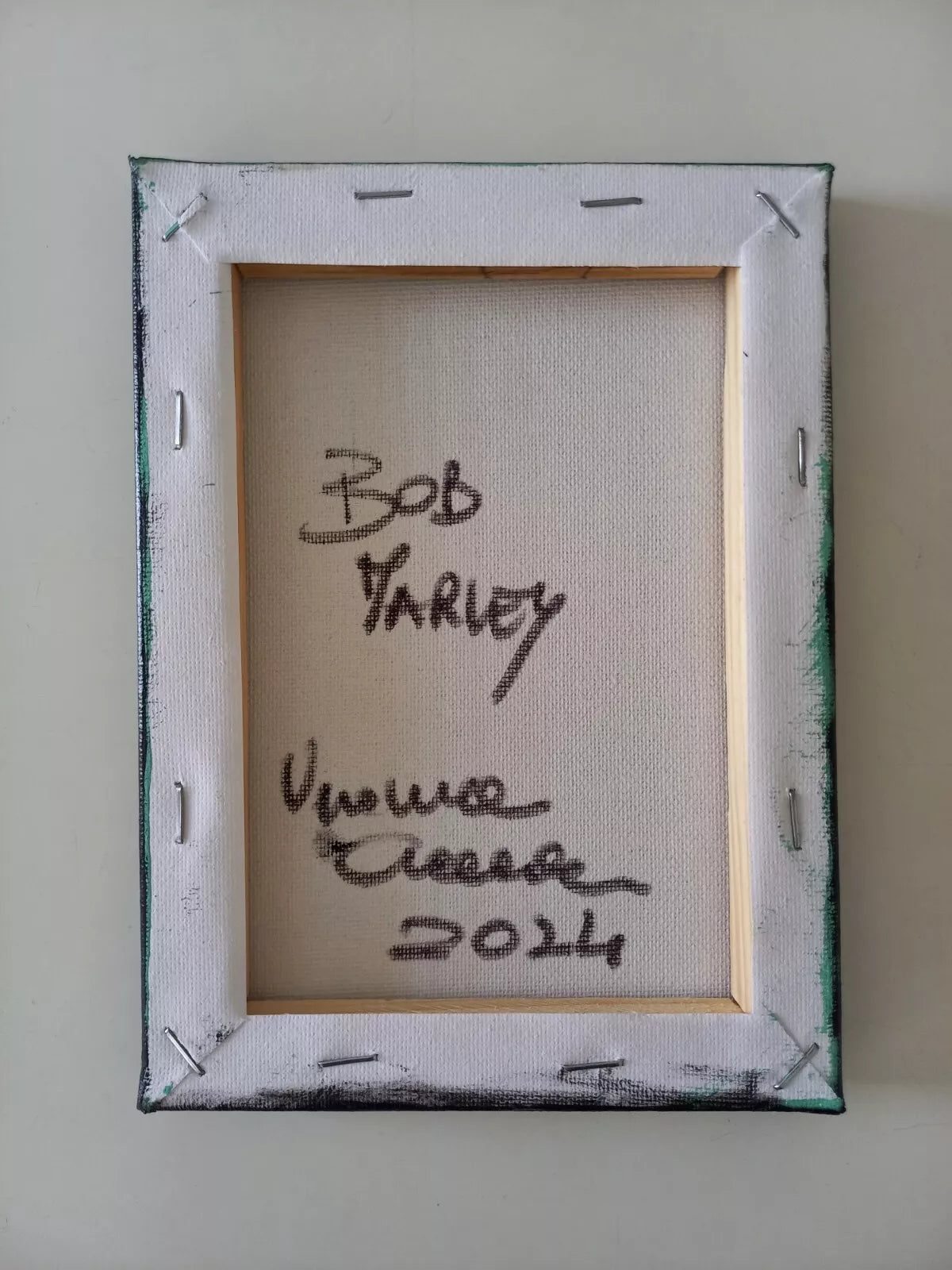 VERONICA CICCARESE | Portrait / Bob Marley | ORIGINAL Ölgemälde auf Leinwand (2024)