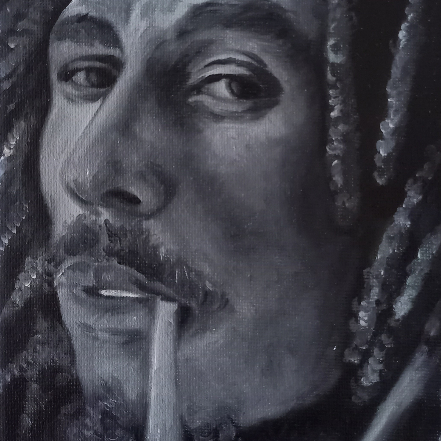 VERONICA CICCARESE | Portrait / Bob Marley | ORIGINAL Ölgemälde auf Leinwand (2024)