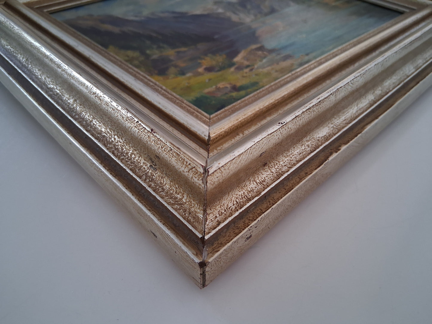 WALTER HELMRICH | Am Königssee vom Malerwinkel | ORIGINAL Ölgemälde auf Karton inkl. Rahmen