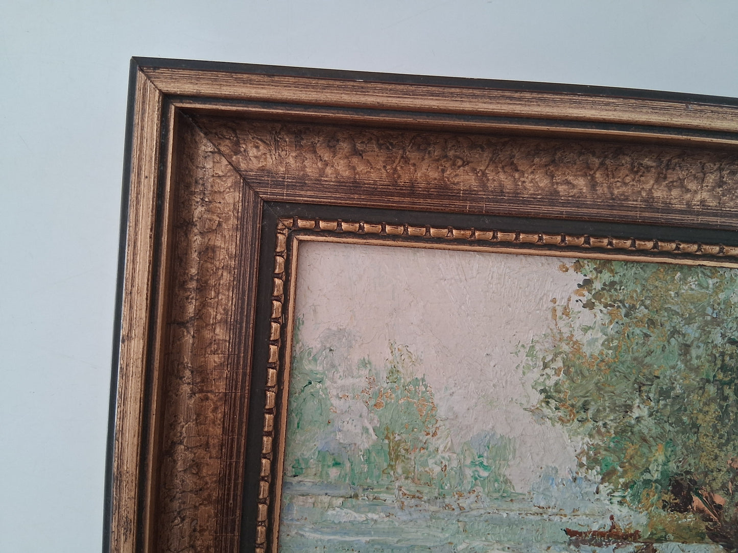 WILHELM THELEN (1917-1985) | Landschaft / Natur | ORIGINAL Ölgemälde auf Karton inkl. Rahmen