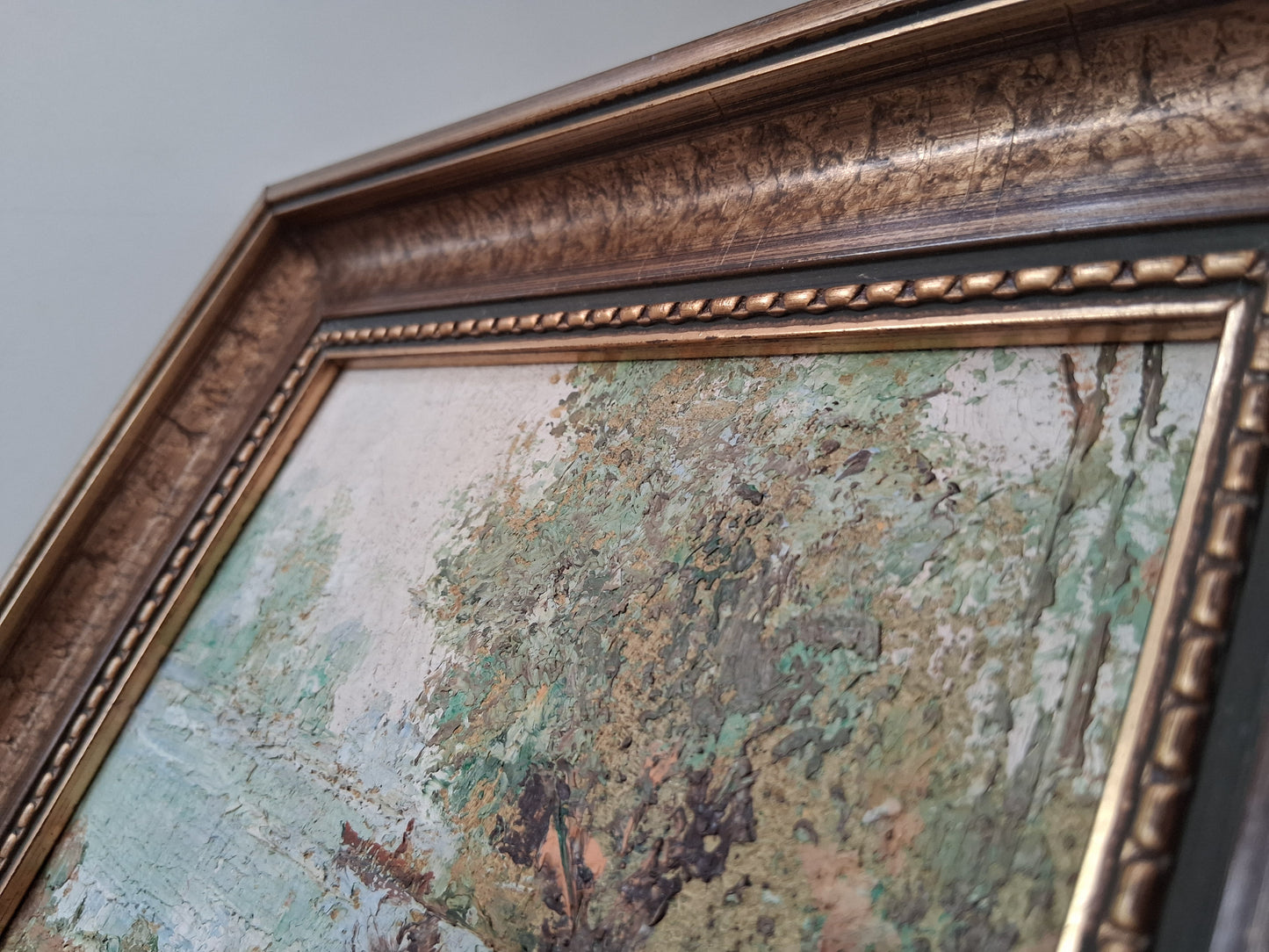 WILHELM THELEN (1917-1985) | Landschaft / Natur | ORIGINAL Ölgemälde auf Karton inkl. Rahmen