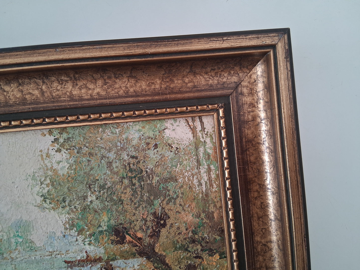 WILHELM THELEN (1917-1985) | Landschaft / Natur | ORIGINAL Ölgemälde auf Karton inkl. Rahmen