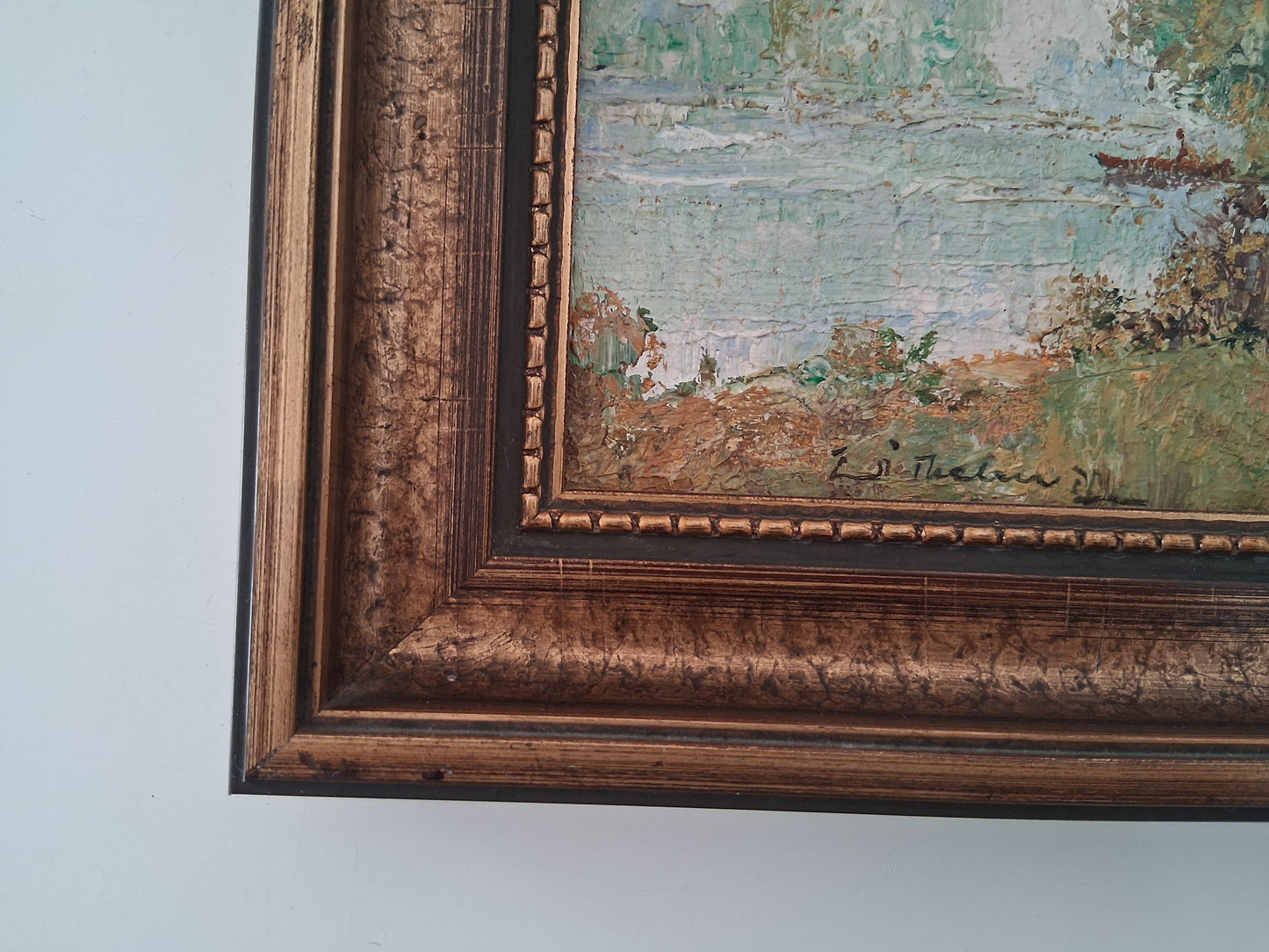 WILHELM THELEN (1917-1985) | Landschaft / Natur | ORIGINAL Ölgemälde auf Karton inkl. Rahmen