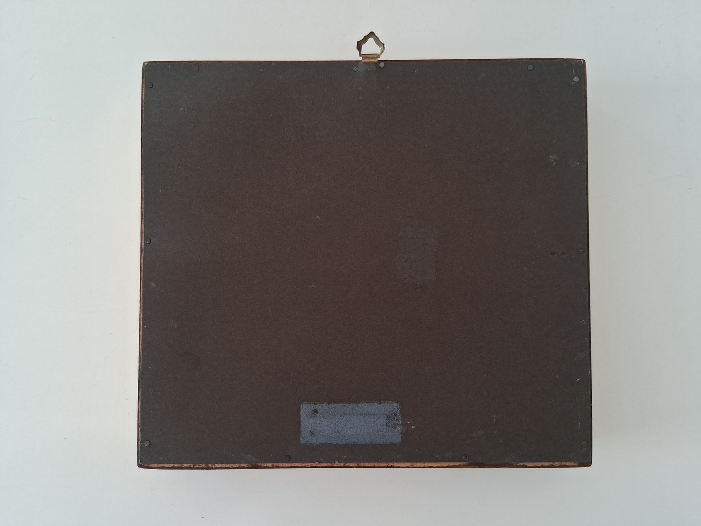 ORIGINAL Ölgemälde auf Karton inkl. Rahmen | Bauernhaus / Landschaft | 22x20 cm | Signiert