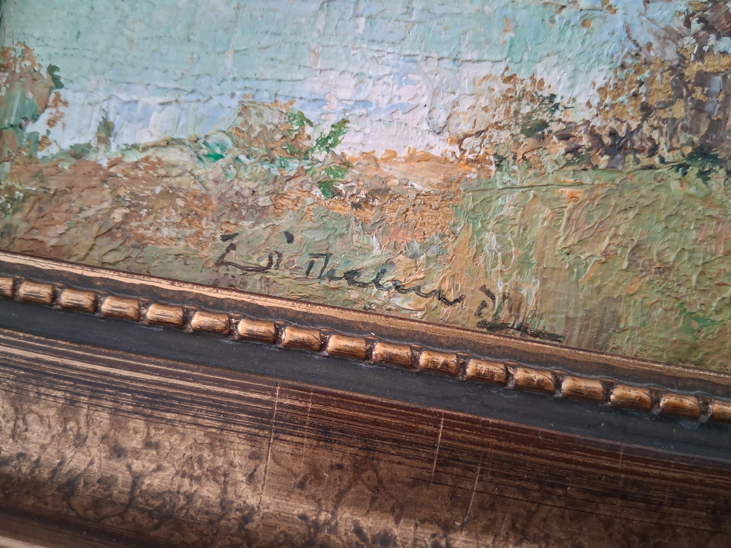 WILHELM THELEN (1917-1985) | Landschaft / Natur | ORIGINAL Ölgemälde auf Karton inkl. Rahmen