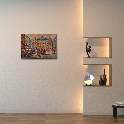 VLADIMIR PETRIV (*1969) | Palais Garnier / Oper in Paris | ORIGINAL Ölgemälde auf Leinwand