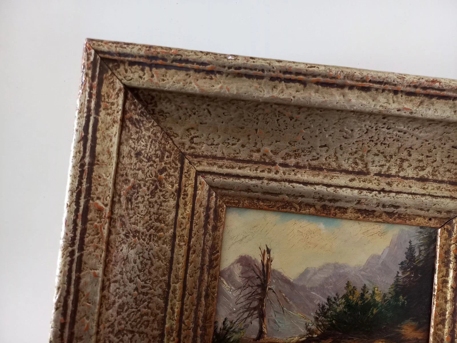 MAX HEICHELE (1890-1979) | Berglandschaft | ORIGINAL Ölgemälde auf Holzplatte inkl. Rahmen