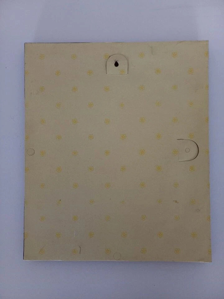ORIGINAL Ölgemälde auf Karton inkl. Rahmen | Stillleben / Blumenvase | 22x26 cm | Vintage