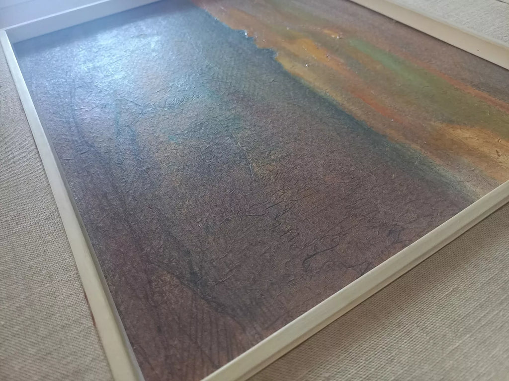 ERNST A. RADEMACHER | Sonnenaufgang am Moosberg | ORIGINAL Ölgemälde auf Karton