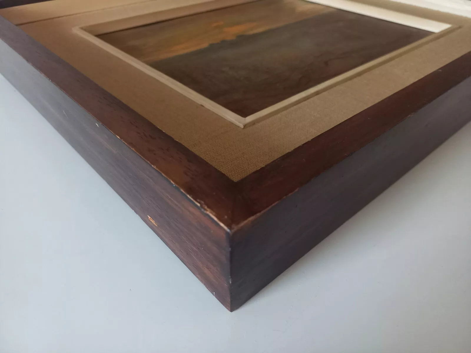 ERNST A. RADEMACHER | Sonnenaufgang am Moosberg | ORIGINAL Ölgemälde auf Karton