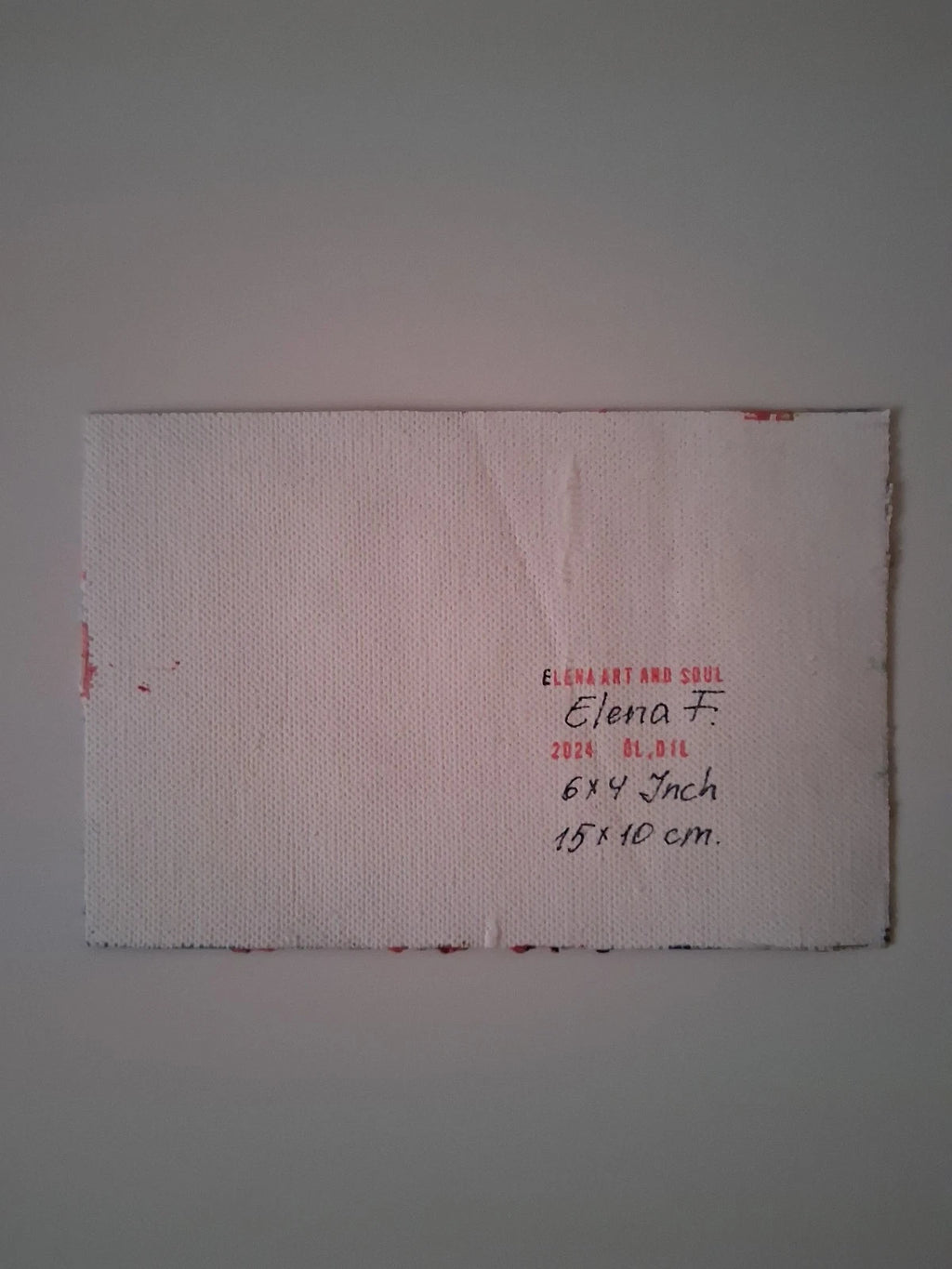 ORIGINAL Ölgemälde auf Leinwand | Stillleben / Physalis / Blumenvase | 15x10 cm | Signiert