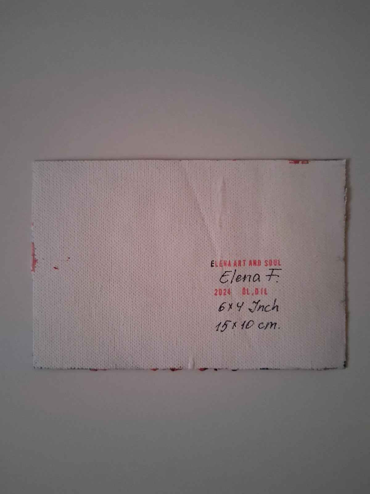 ORIGINAL Ölgemälde auf Leinwand | Stillleben / Physalis / Blumenvase | 15x10 cm | Signiert