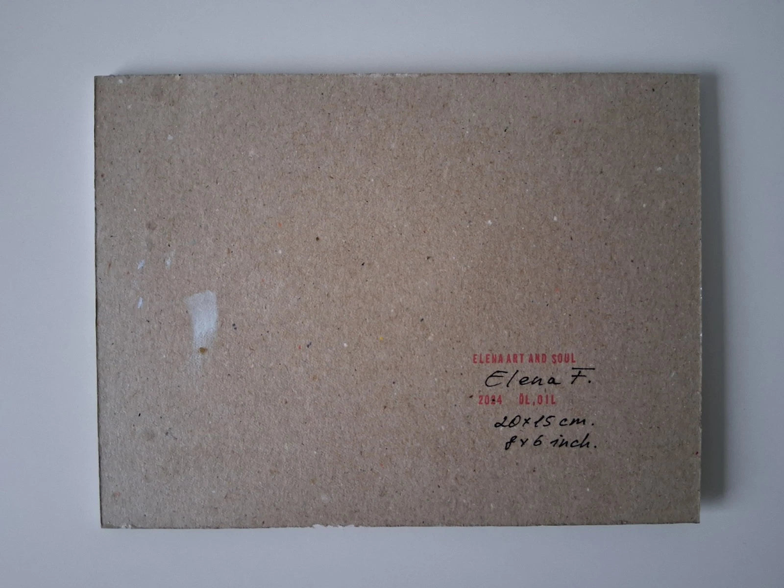 ORIGINAL Ölgemälde auf Karton | Wilde Blumen / Blumenwiese | 20x15 cm | Signiert