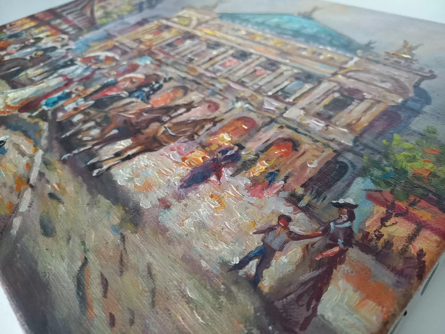 VLADIMIR PETRIV (*1969) | Palais Garnier / Oper in Paris | ORIGINAL Ölgemälde auf Leinwand