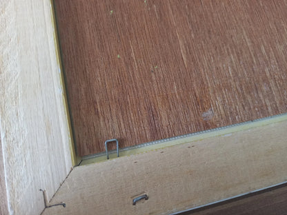 ORIGINAL Ölgemälde auf Leinwand inkl. Rahmen | Berglandschaft / Natur / Fluss | 23x20 cm