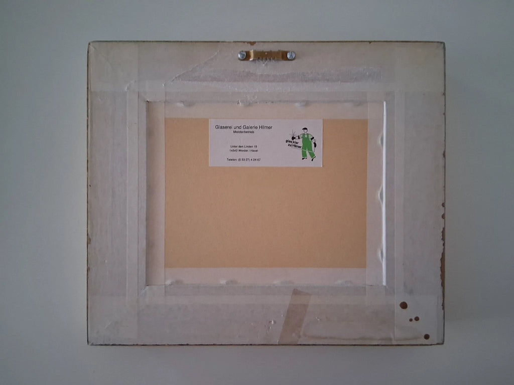 CAROLINE C. BURNETT | Stadtszene / Eiffelturm / Paris | ORIGINAL Ölgemälde auf Karton inkl. Rahmen