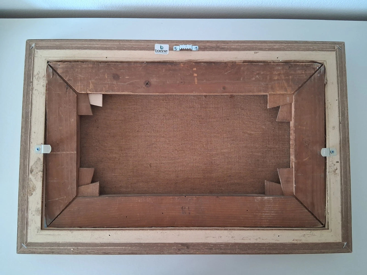 W. EHRL (1948) | Kapelle im Wald | ORIGINAL Ölgemälde auf Leinwand inkl. Rahmen | 51x33 cm