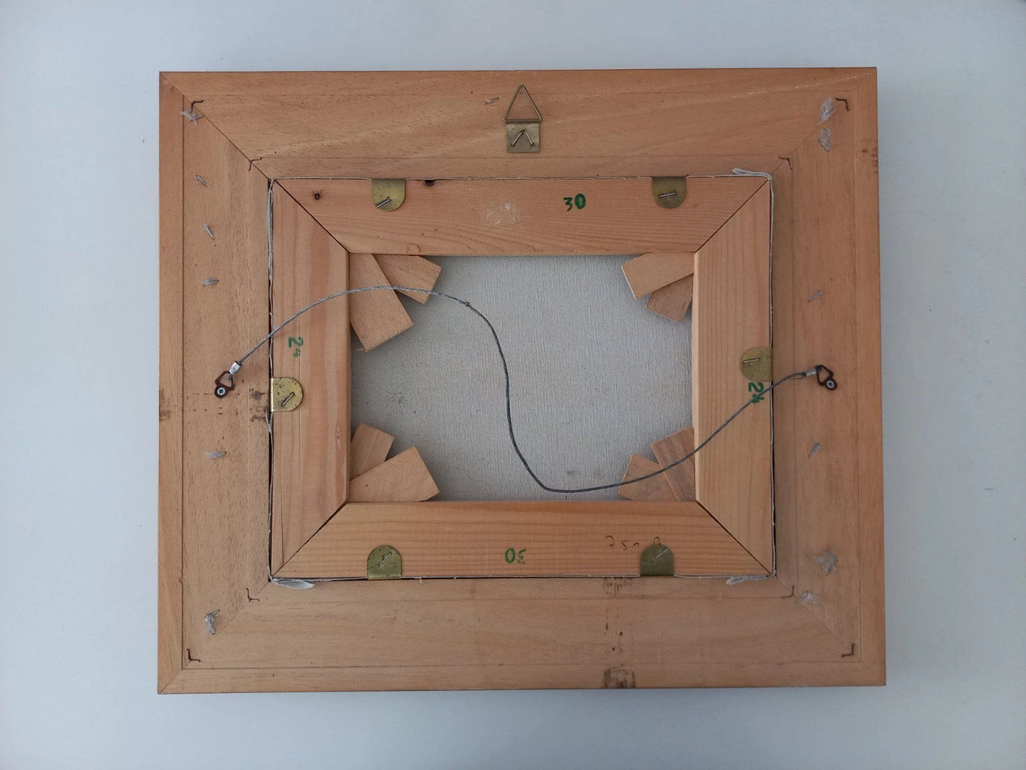 ORIGINAL Ölgemälde auf Leinwand inkl. Rahmen | Winter im Herbst / Landschaft / Natur | Signiert