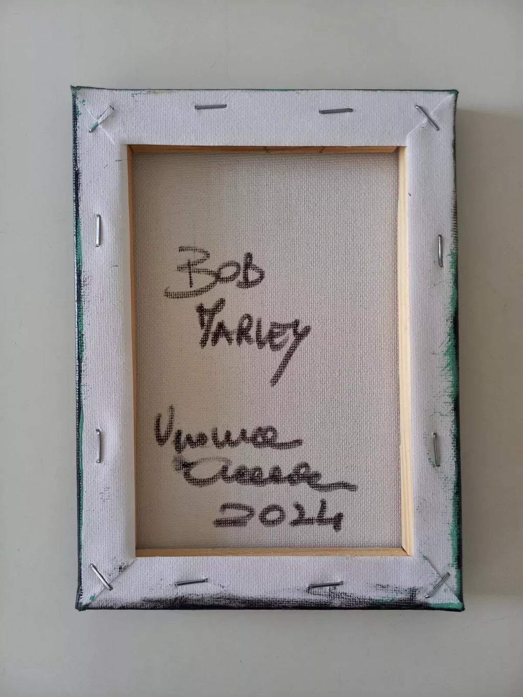 VERONICA CICCARESE | Portrait / Bob Marley | ORIGINAL Ölgemälde auf Leinwand (2024)