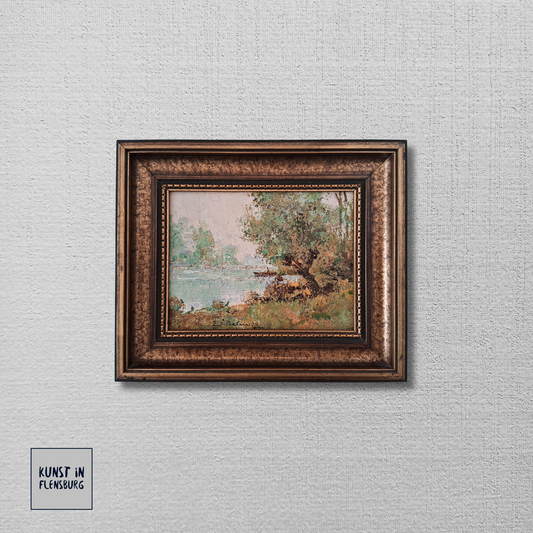 WILHELM THELEN (1917-1985) | Landschaft / Natur | ORIGINAL Ölgemälde auf Karton inkl. Rahmen