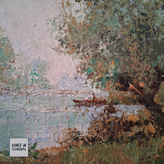 WILHELM THELEN (1917-1985) | Landschaft / Natur | ORIGINAL Ölgemälde auf Karton inkl. Rahmen