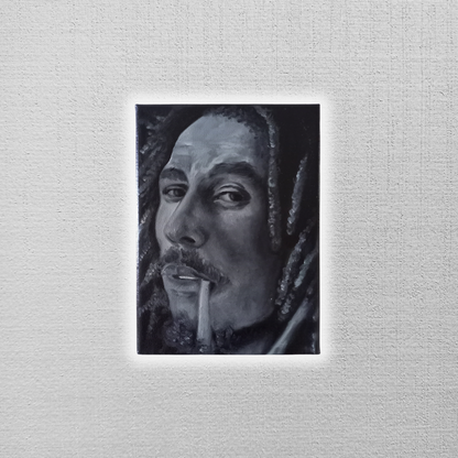 VERONICA CICCARESE | Portrait / Bob Marley | ORIGINAL Ölgemälde auf Leinwand (2024)
