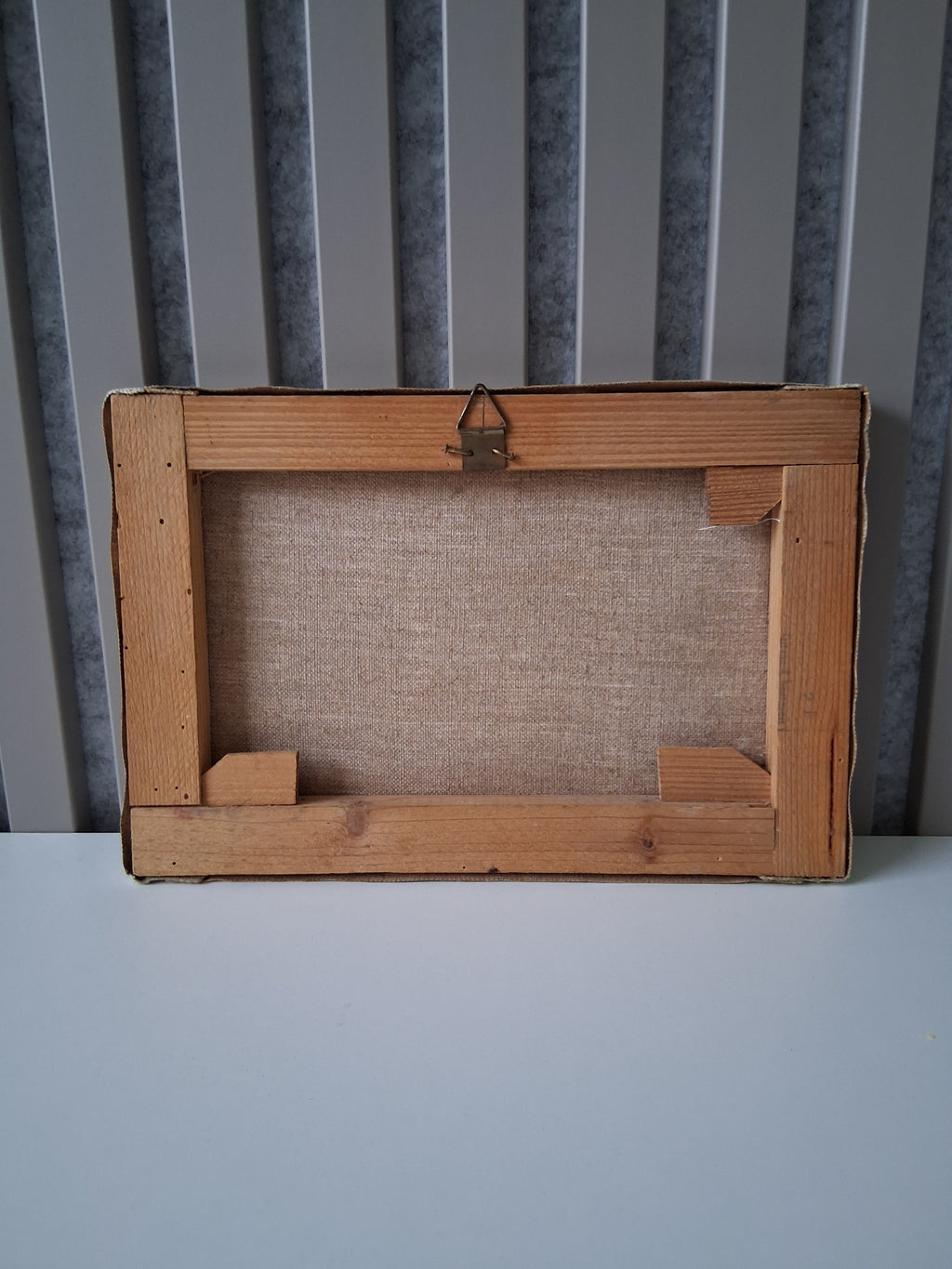 ORIGINAL Ölgemälde auf Leinwand | Bucht mit Fischerbooten in der Bretagne | 24x16 cm | Signiert