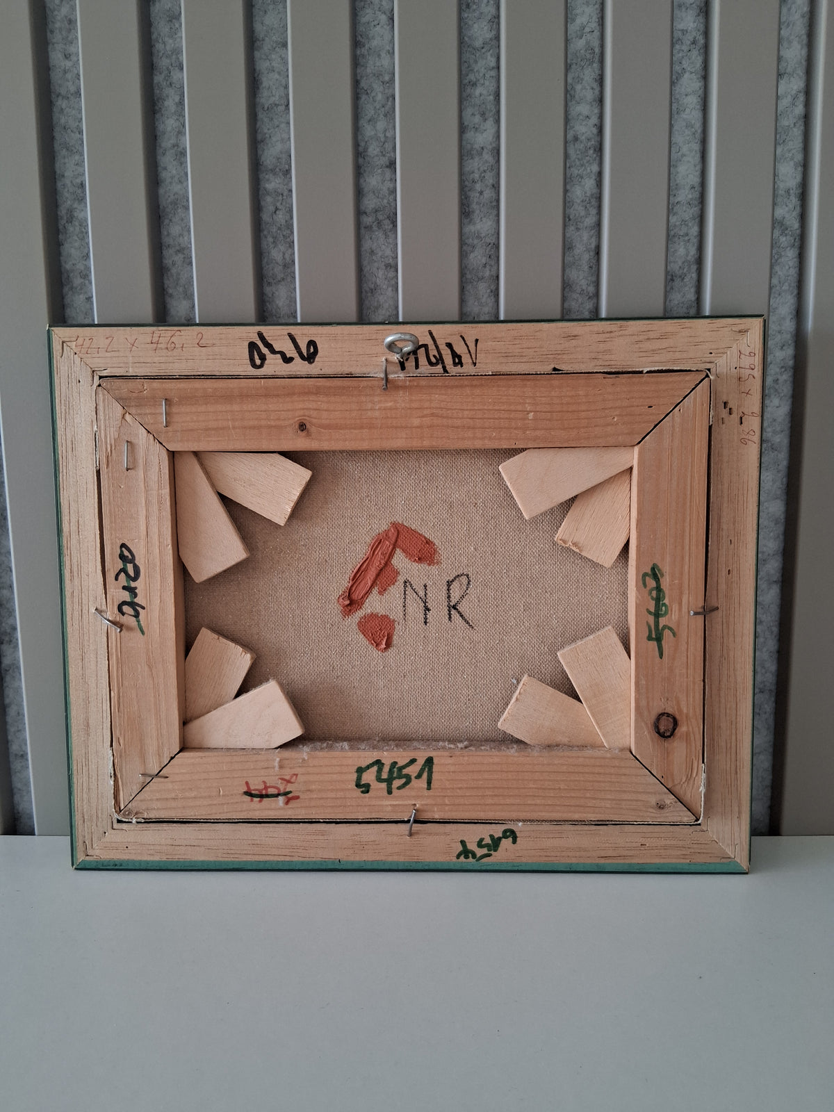 Altes Ölgemälde handgemalt mit Holzrahmen | Landschaft mit Windmühle | ORIGINAL & Signiert